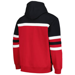 Portland Trail Blazers Head Coach Pullover Hoodie Red/Black - Mitchell & Ness