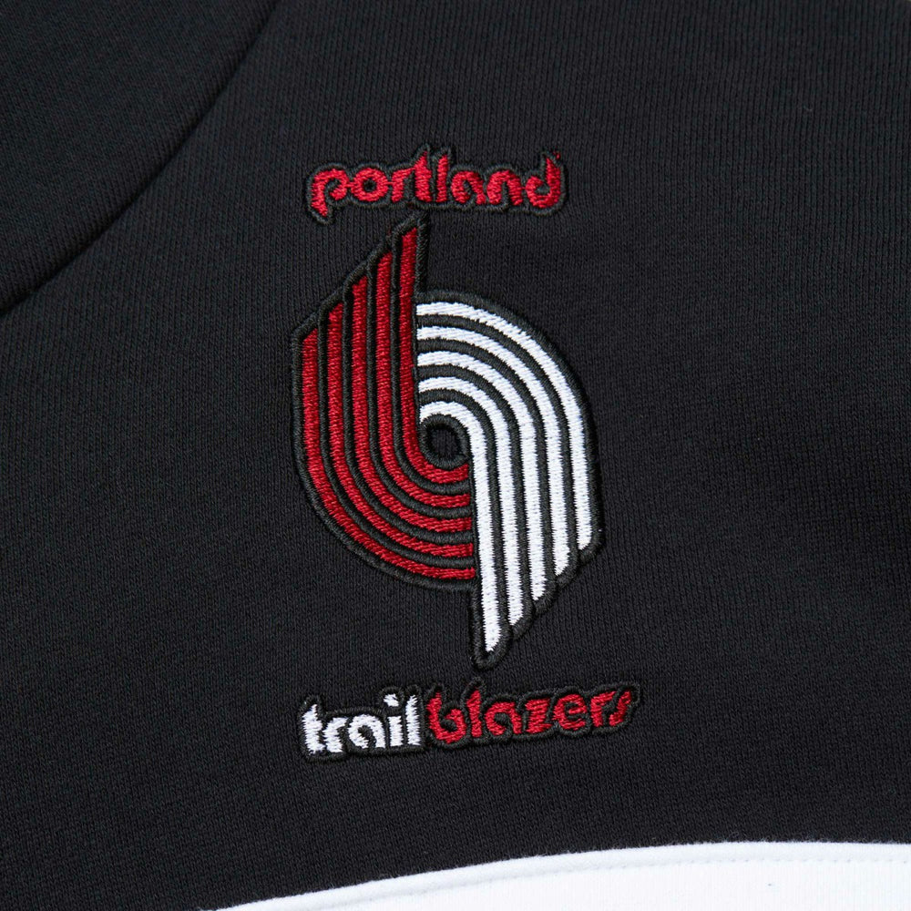 Portland Trail Blazers Head Coach Pullover Hoodie Red/Black - Mitchell & Ness