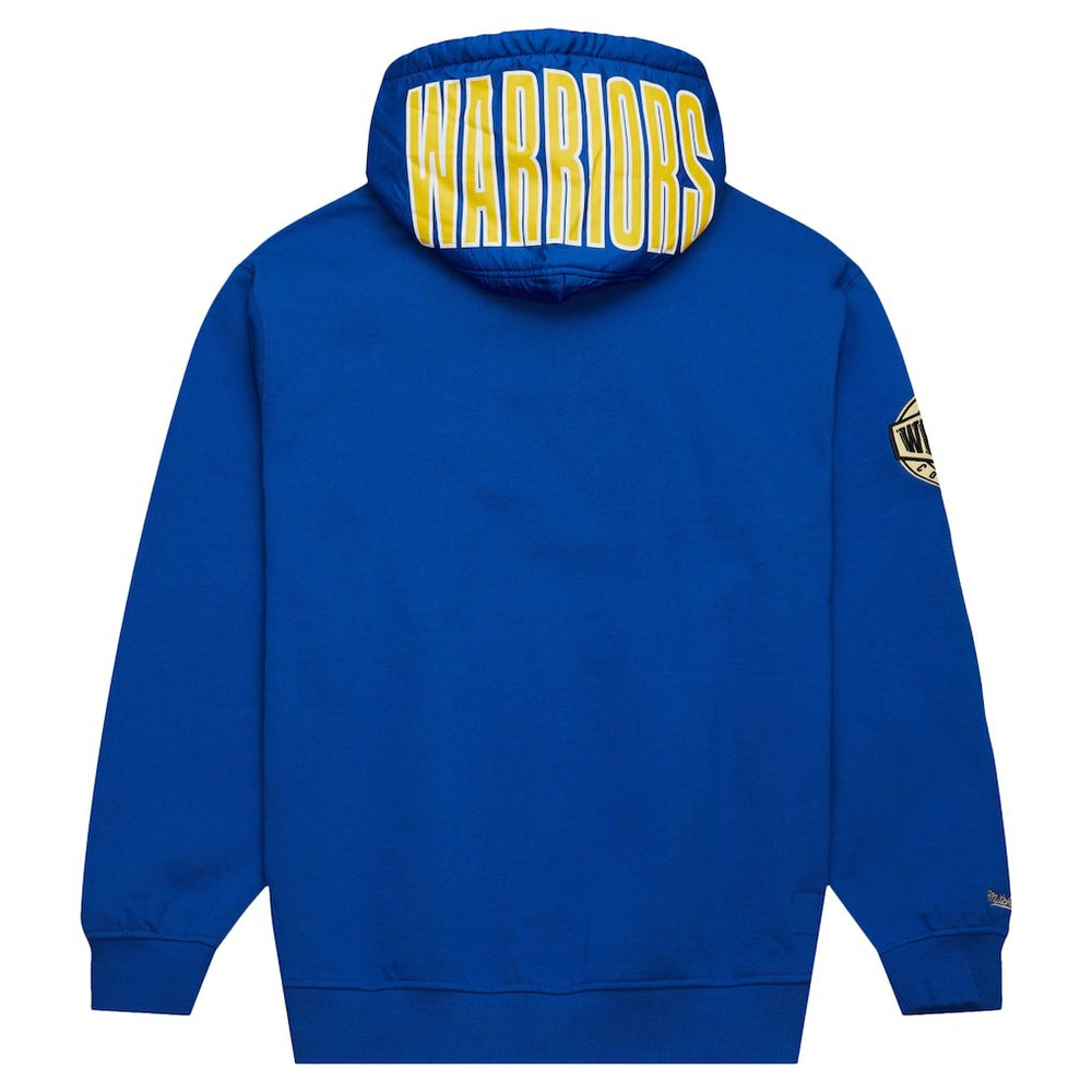 Golden State Warriors Team OG 2.0 Vintage Logo Fleece Pullover Hoodie Royal - Mitchell & Ness outlet