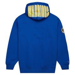 Golden State Warriors Team OG 2.0 Vintage Logo Fleece Pullover Hoodie Royal - Mitchell & Ness outlet
