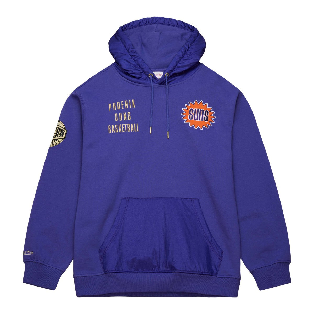 Phoenix Suns Team OG 2.0 Vintage Logo Fleece Pullover Hoodie Purple - Mitchell & Ness