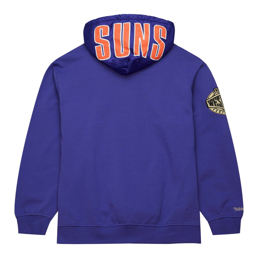 Phoenix Suns Team OG 2.0 Vintage Logo Fleece Pullover Hoodie Purple - Mitchell & Ness