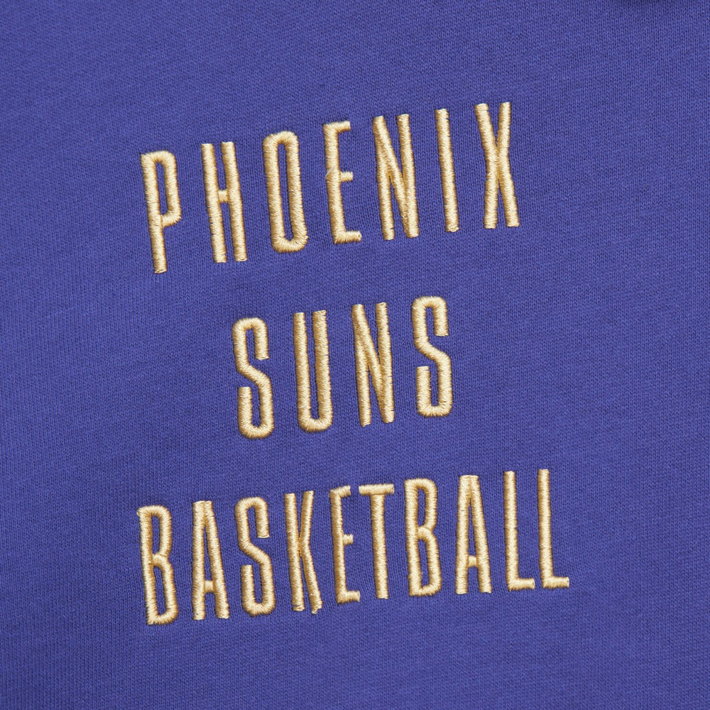 Phoenix Suns Team OG 2.0 Vintage Logo Fleece Pullover Hoodie Purple - Mitchell & Ness