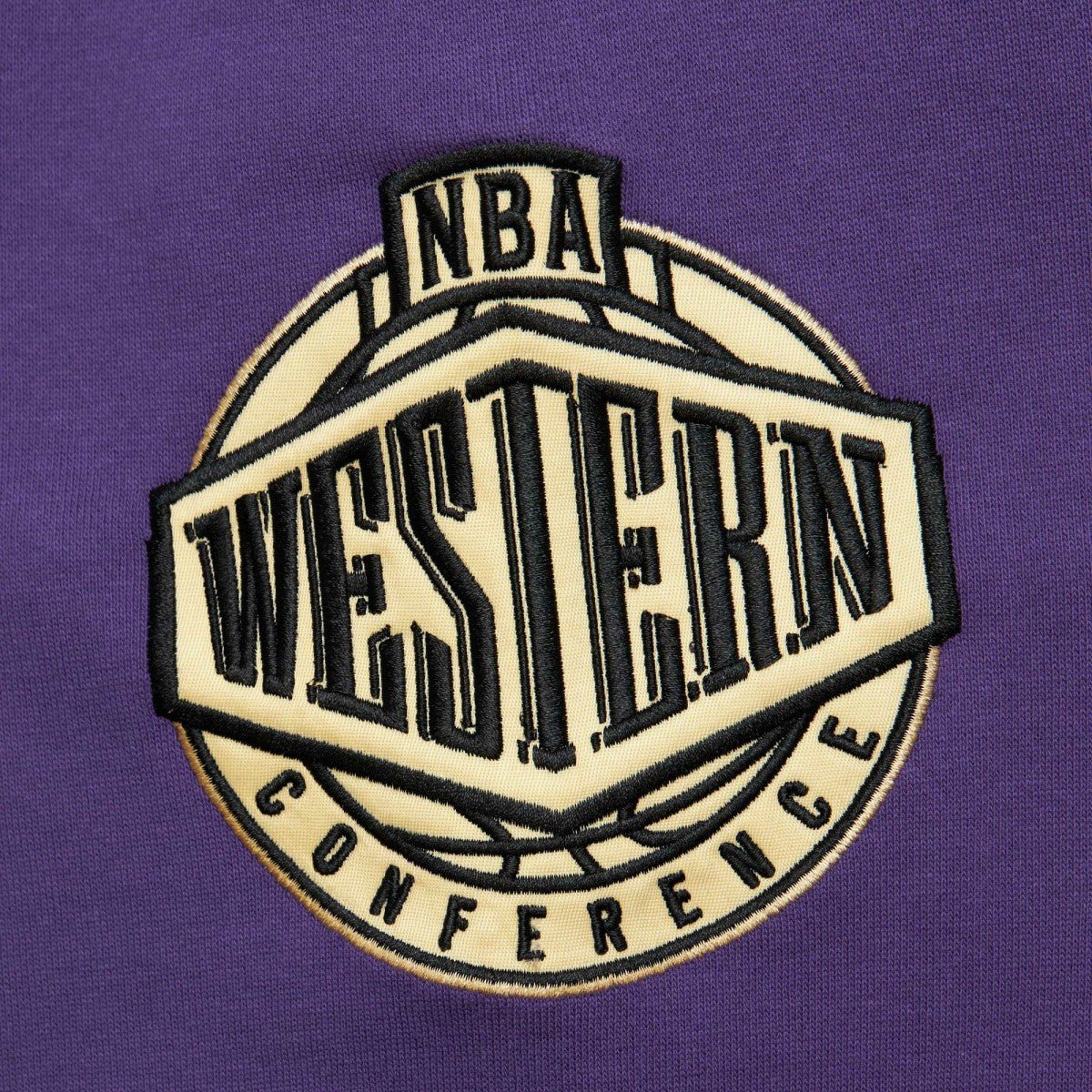 Utah Jazz Team OG 2.0 Vintage Logo Fleece Pullover Hoodie Purple - Mitchell & Ness