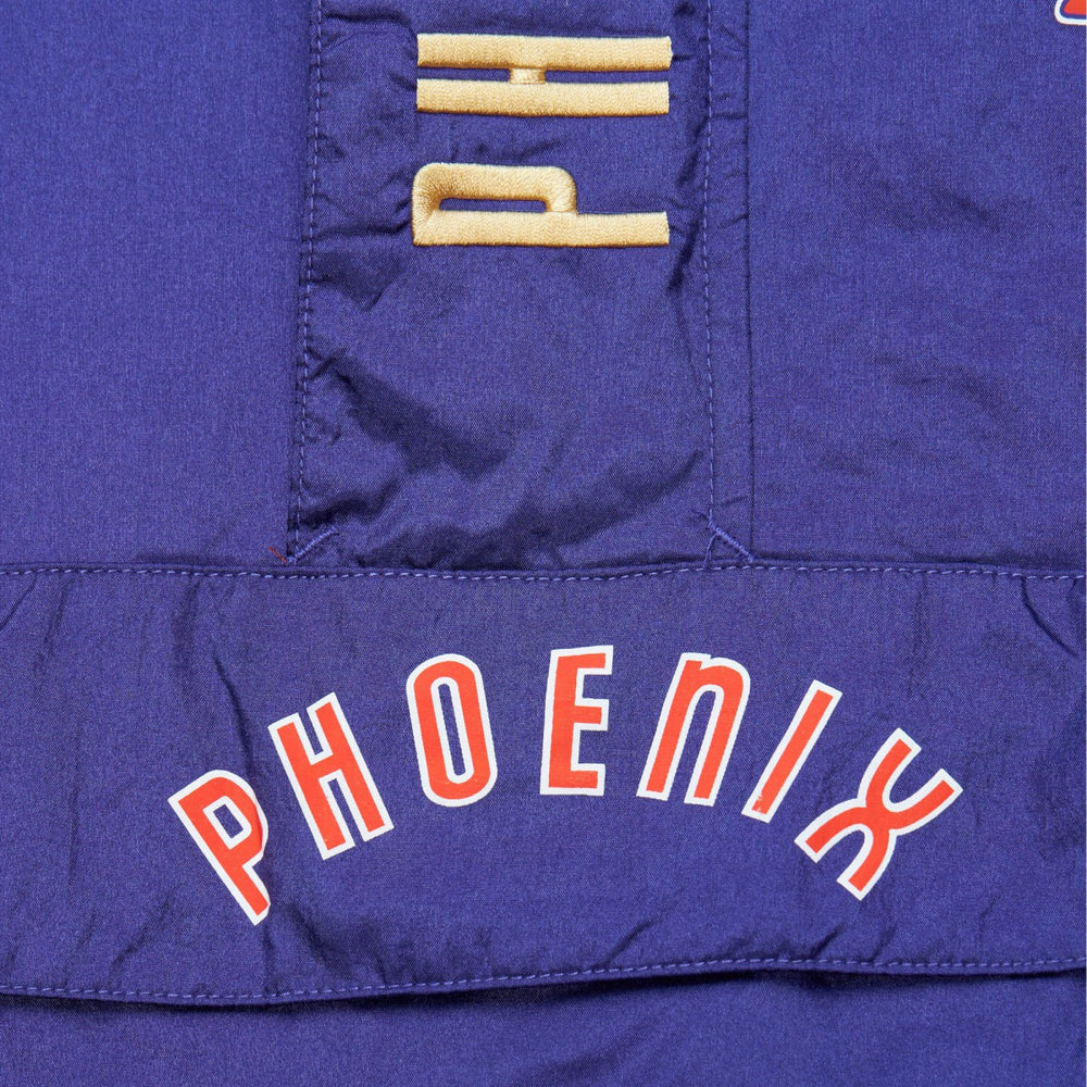 Phoenix Suns Team OG 2.0 Vintage Logo Anorak Windbreaker Quarter-Zip Jacket Purple - Mitchell & Ness
