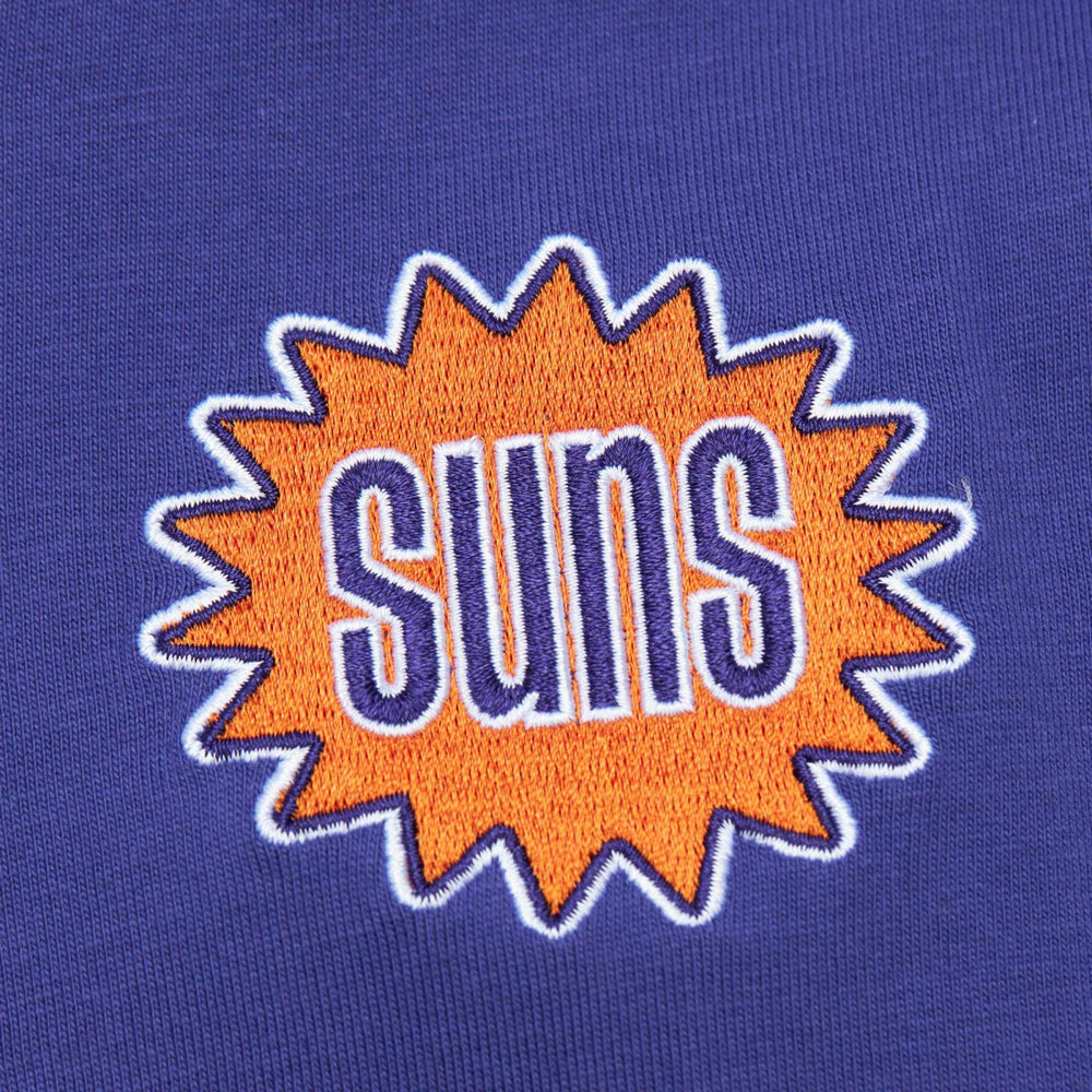 Phoenix Suns Hardwood Classics Team OG 2.0 Premium Vintage Logo T-Shirt Purple - Mitchell & Ness