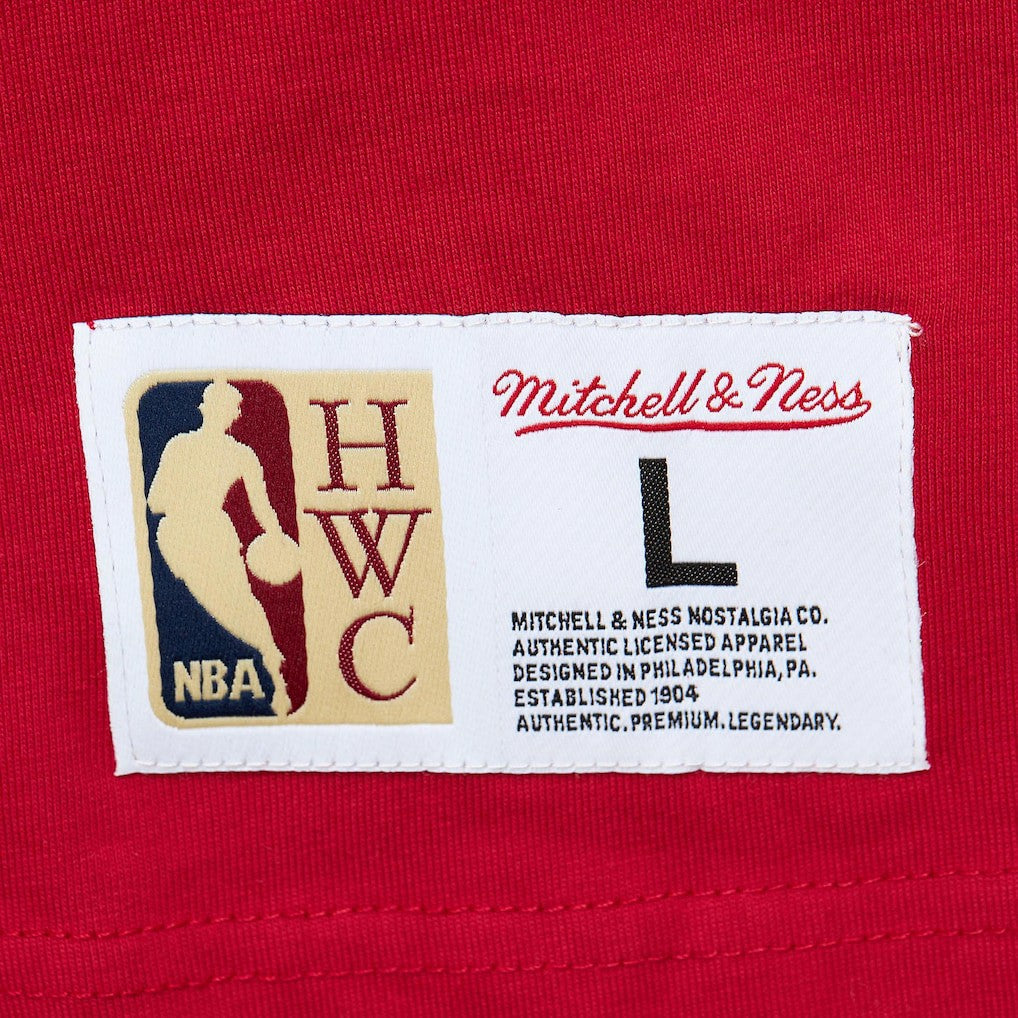 Atlanta Hawks Hardwood Classics Team OG 2.0 Premium Vintage Logo T-Shirt Red - Mitchell & Ness outlet