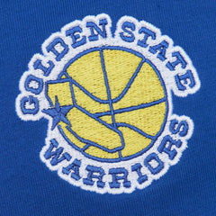 Golden State Warriors Hardwood Classics Team OG 2.0 Premium Vintage Logo T-Shirt Royal - Mitchell & Ness