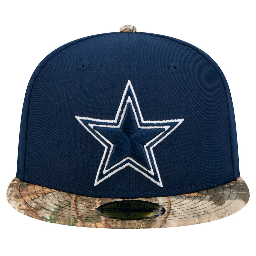 Dallas Cowboys New Era Active 59FIFTY Fitted Hat - Navy/Realtree Camo Hats