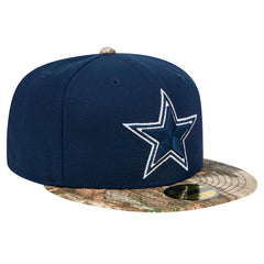 Dallas Cowboys New Era Active 59FIFTY Fitted Hat - Navy/Realtree Camo Hats