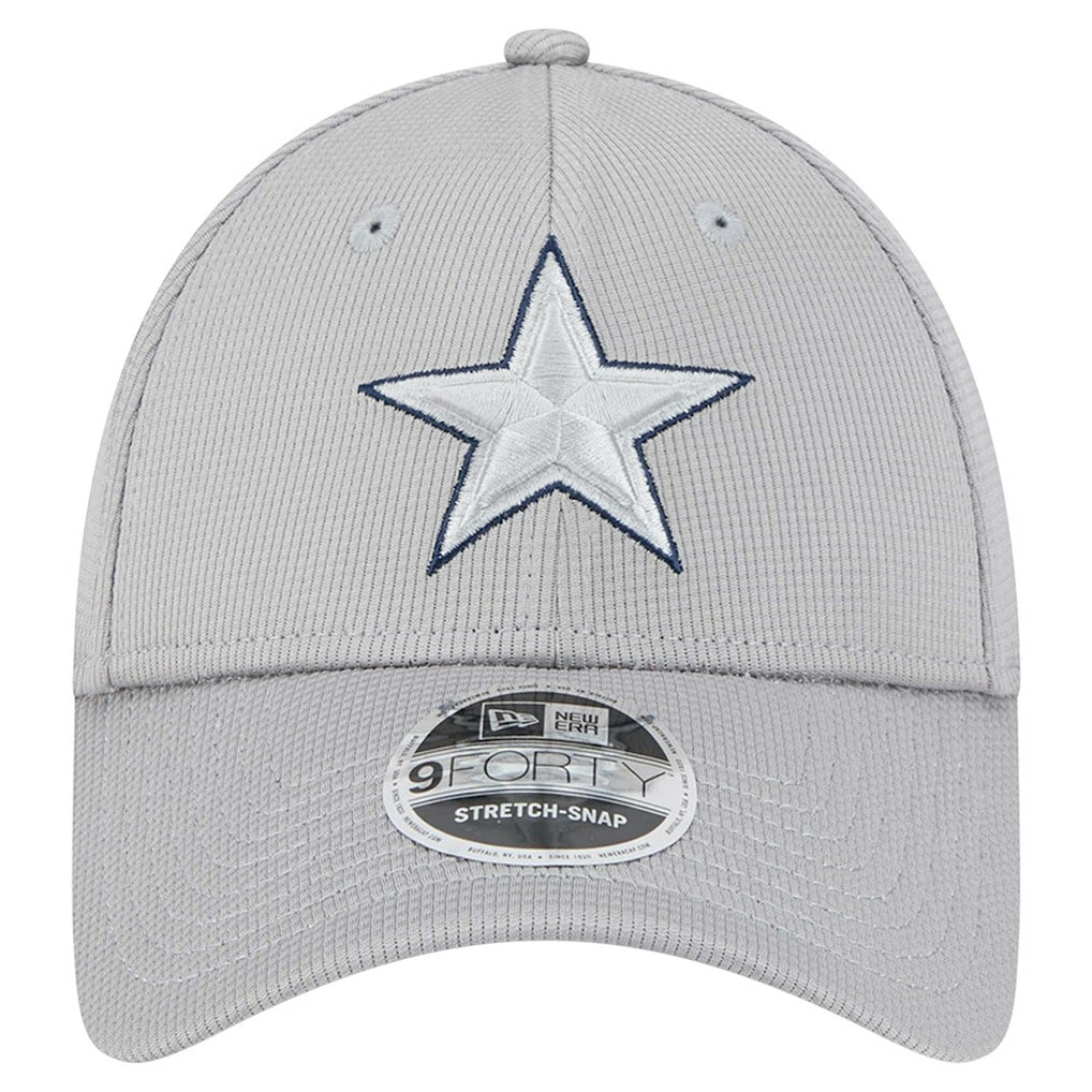 Dallas Cowboys New Era Male Adult Pivot 9FORTY Adjustable Hat - Gray Hats