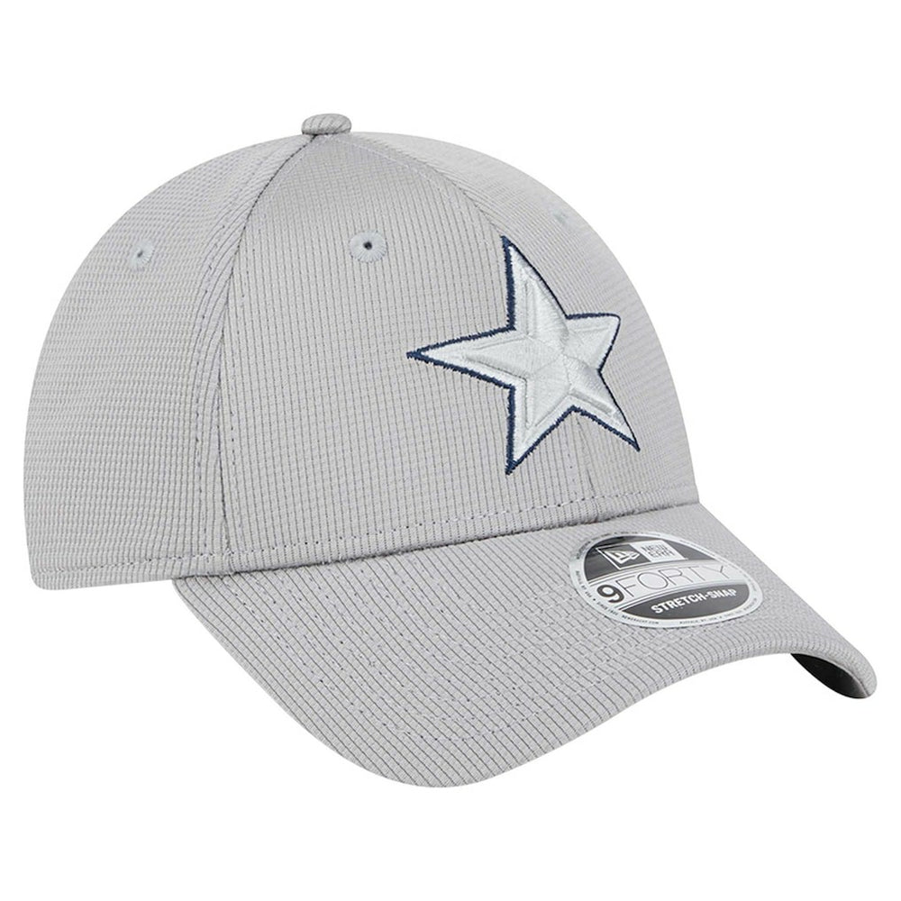 Dallas Cowboys New Era Male Adult Pivot 9FORTY Adjustable Hat - Gray Hats