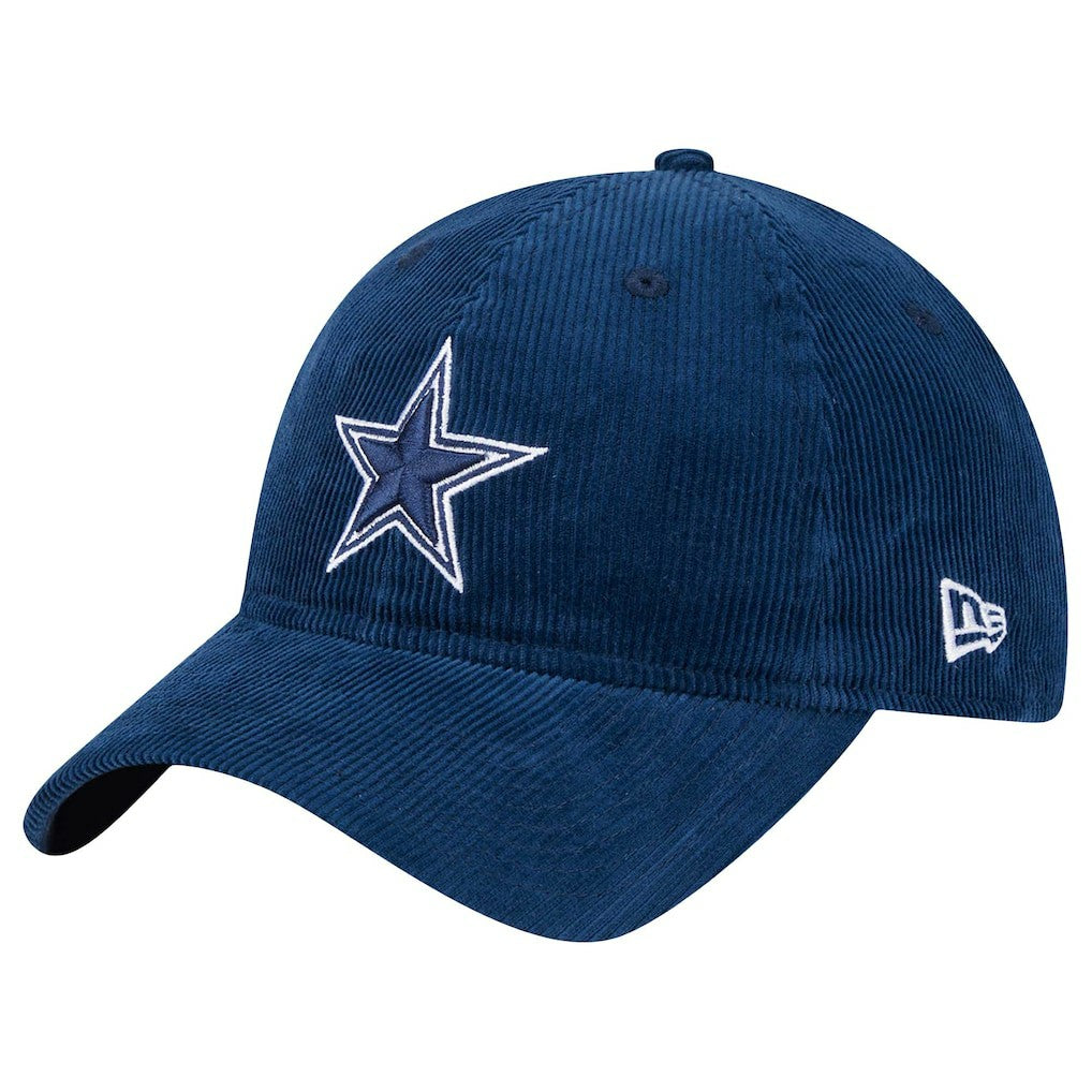 Dallas Cowboys New Era Corded 9TWENTY Adjustable Hat - Navy Hats