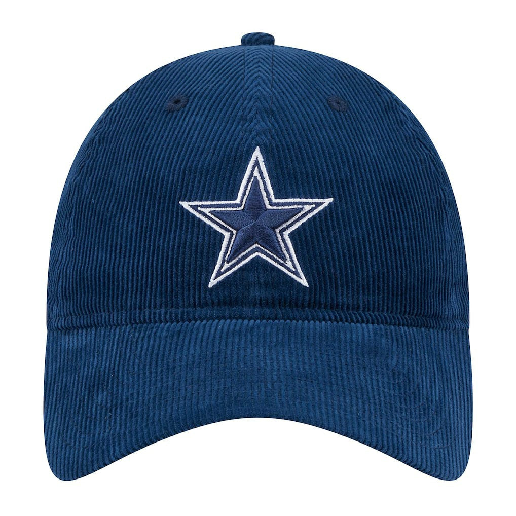 Dallas Cowboys New Era Corded 9TWENTY Adjustable Hat - Navy Hats
