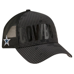Dallas Cowboys New Era Midnight Ink Tonal A-Frame 9FORTY Adjustable Hat - Graphite Hats