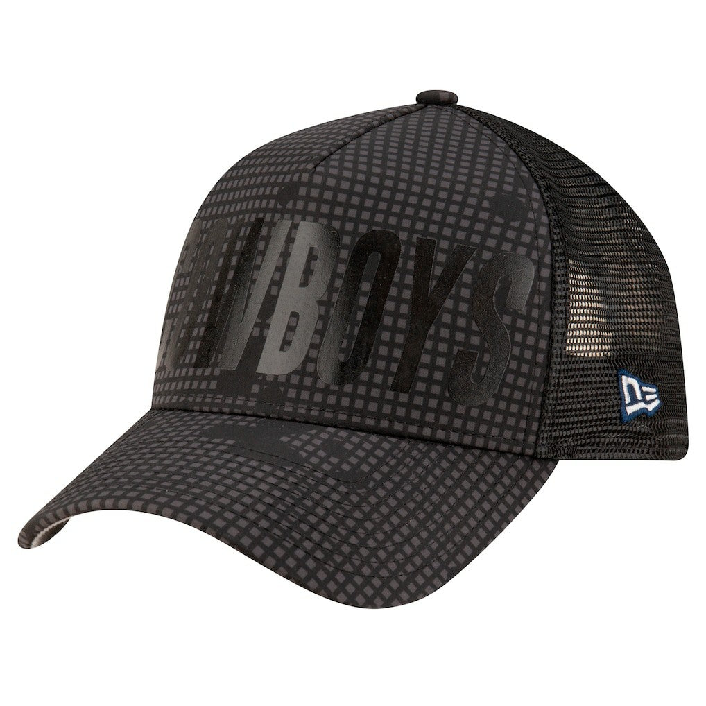 Dallas Cowboys New Era Midnight Ink Tonal A-Frame 9FORTY Adjustable Hat - Graphite Hats