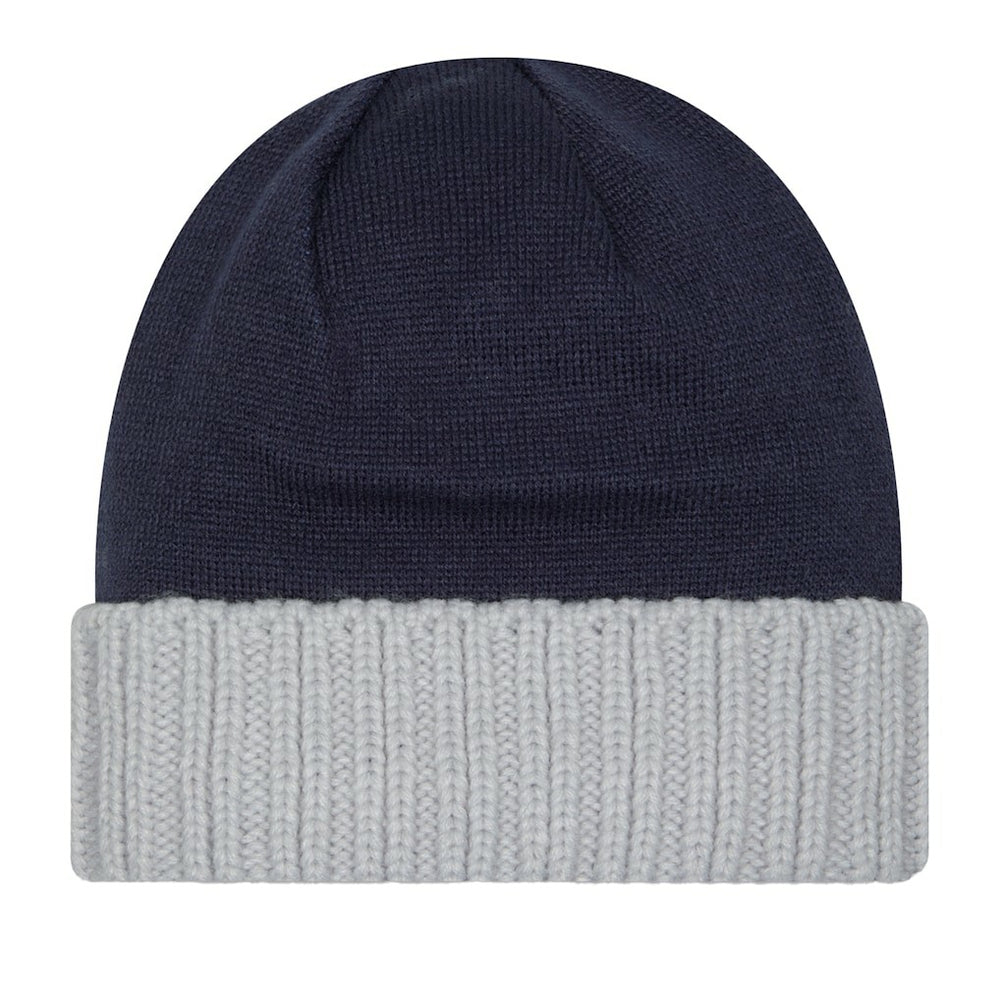 Dallas Cowboys New Era Oversize Cuffed Knit Hat - Navy/Gray Hats