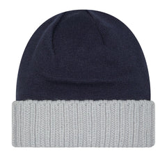 Dallas Cowboys New Era Oversize Cuffed Knit Hat - Navy/Gray Hats