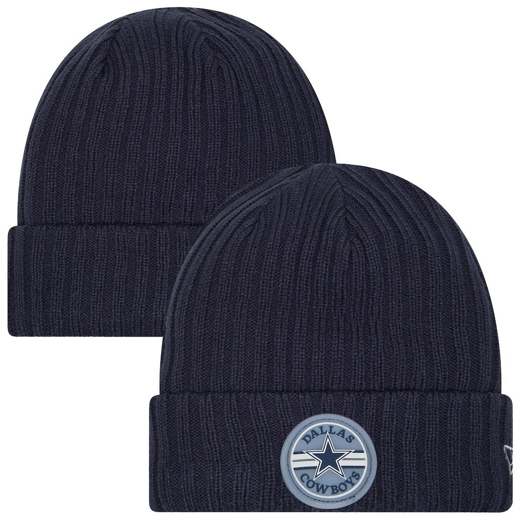 Dallas Cowboys New Era Sport Night Cuffed Knit Hat - Navy Hats
