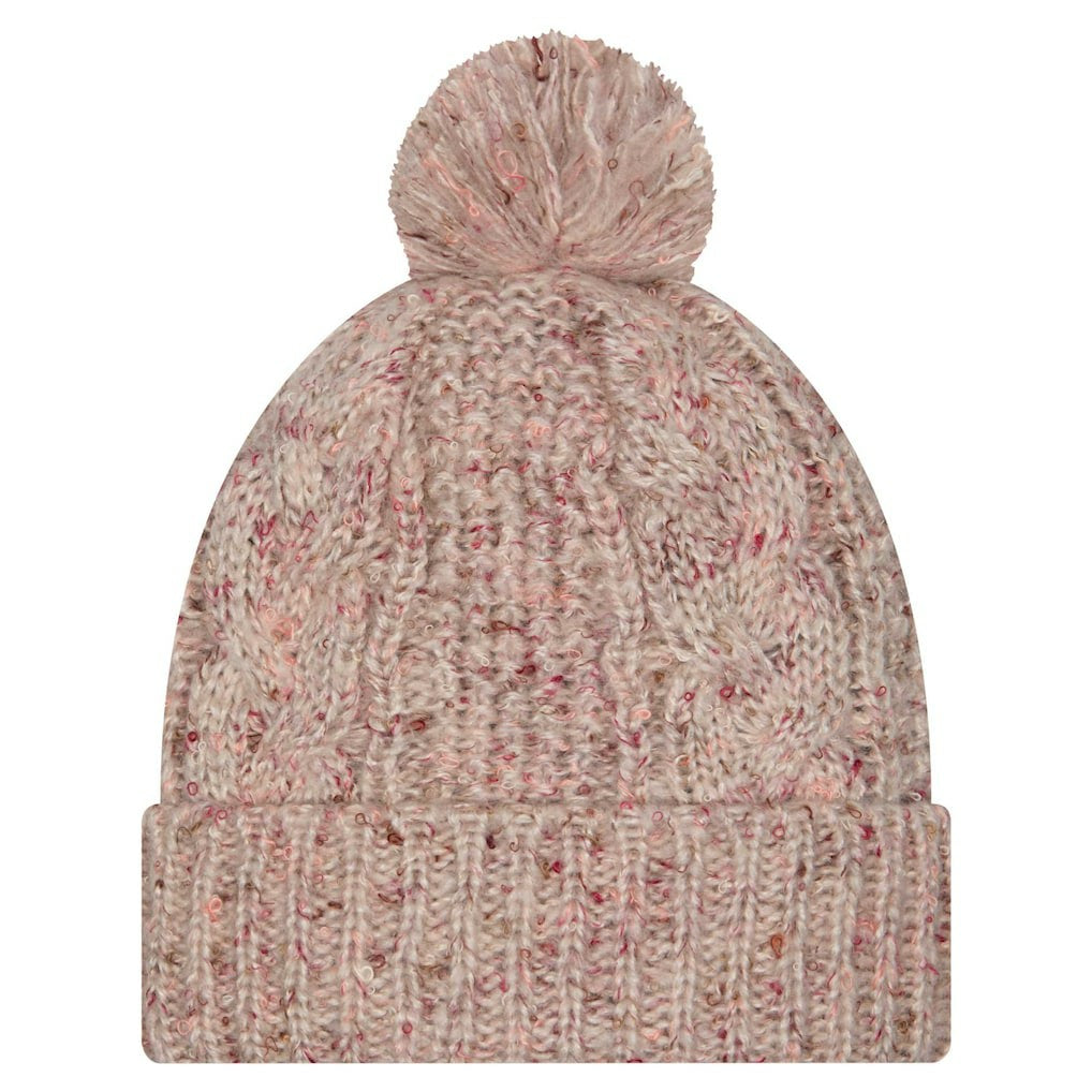 Dallas Cowboys New Era Women's Trendy Tone Cuffed Knit Hat with Pom - Stone Hats