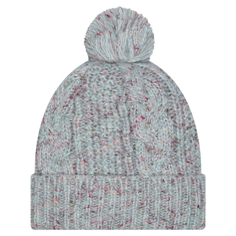 Dallas Cowboys New Era Women's Trendy Tone Cuffed Knit Hat with Pom - Blue Hats