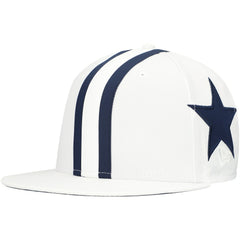 Dallas Cowboys New Era Helmet 9FIFTY Snapback Hat - White Hats