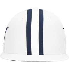 Dallas Cowboys New Era Helmet 9FIFTY Snapback Hat - White Hats