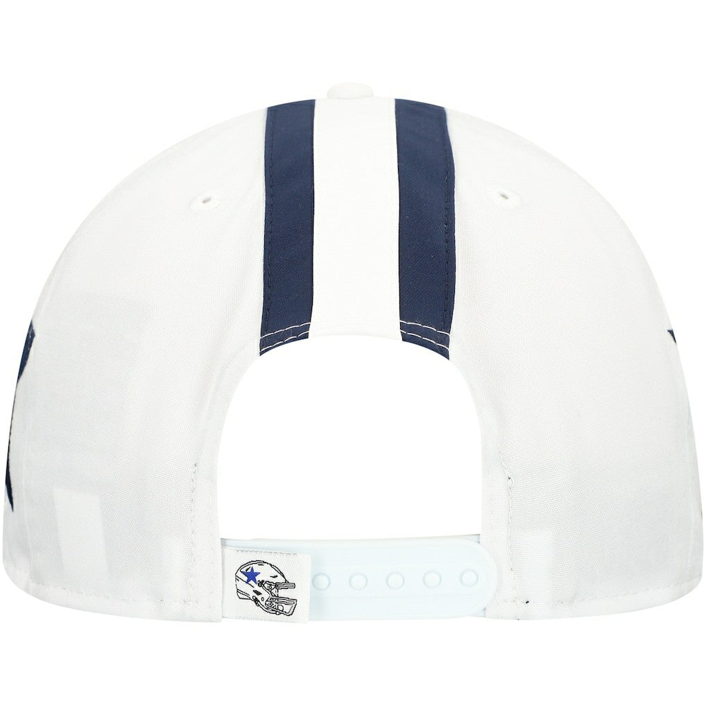 Dallas Cowboys New Era Helmet 9FIFTY Snapback Hat - White Hats