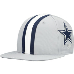 Dallas Cowboys New Era Helmet 9FIFTY Snapback Hat - Gray Hats