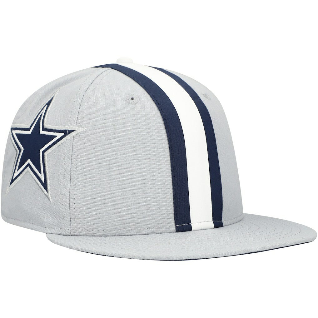 Dallas Cowboys New Era Helmet 9FIFTY Snapback Hat - Gray Hats