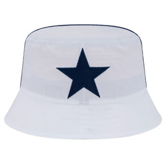 Dallas Cowboys New Era Helmet Bucket Hat - White Hats
