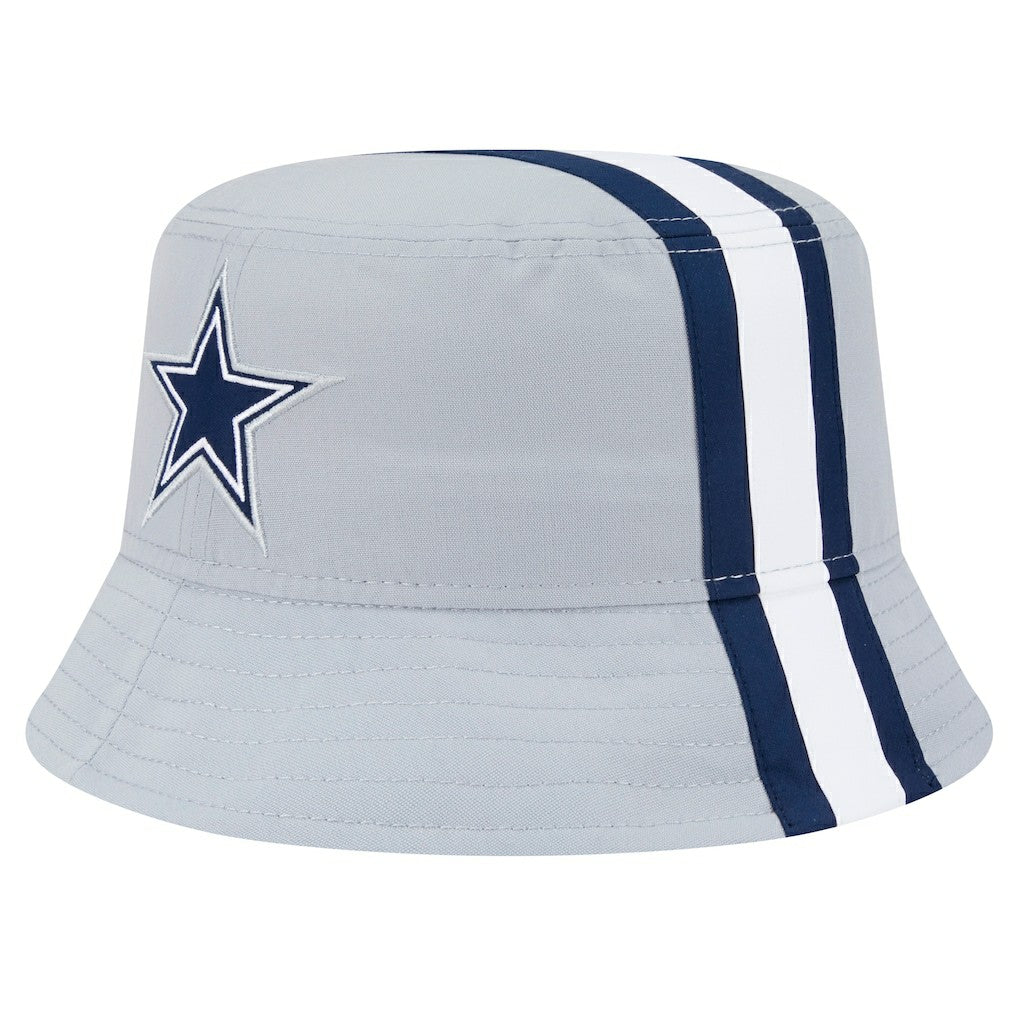 Dallas Cowboys New Era Helmet Bucket Hat - Gray Hats