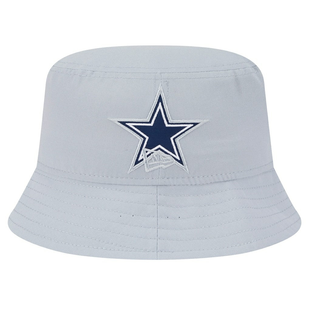 Dallas Cowboys New Era Helmet Bucket Hat - Gray Hats