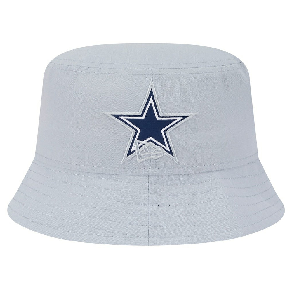Dallas Cowboys New Era Helmet Bucket Hat - Gray Hats
