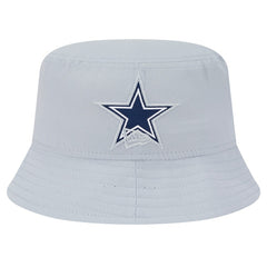 Dallas Cowboys New Era Helmet Bucket Hat - Gray Hats