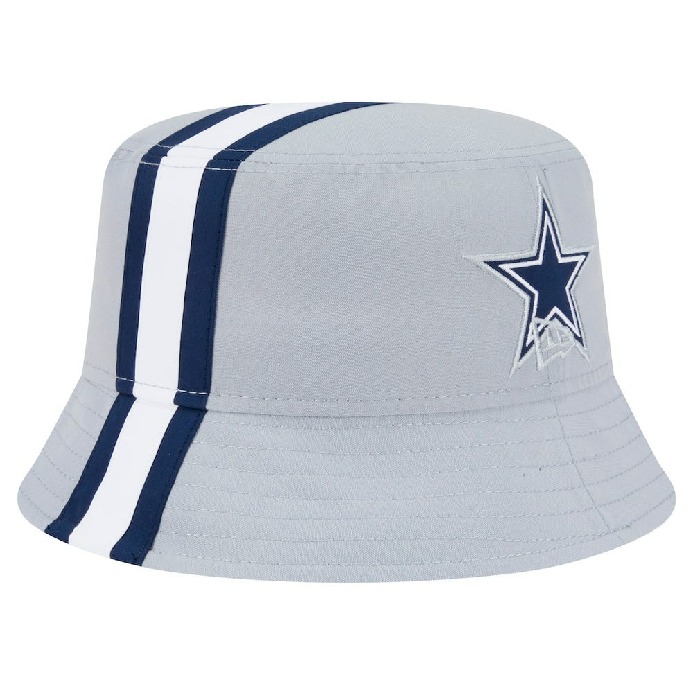 Dallas Cowboys New Era Helmet Bucket Hat - Gray Hats