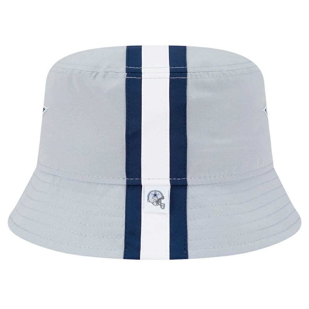 Dallas Cowboys New Era Helmet Bucket Hat - Gray Hats