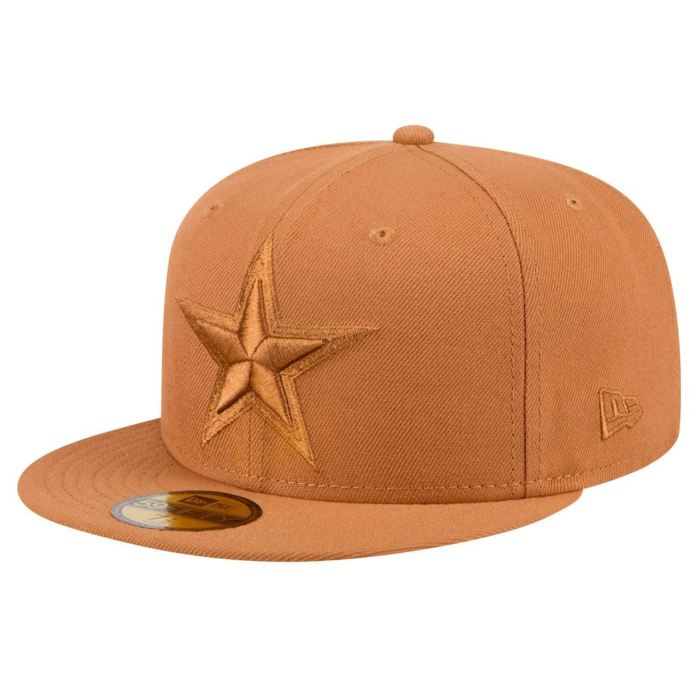 Dallas Cowboys New Era Tonal Color Pack 59FIFTY Fitted Hat - Brown Hats