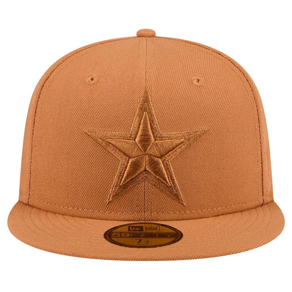 Dallas Cowboys New Era Tonal Color Pack 59FIFTY Fitted Hat - Brown Hats