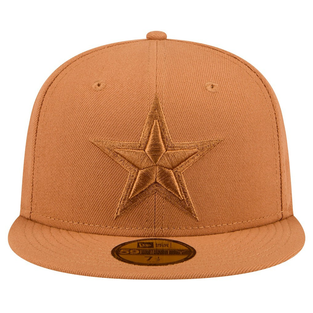 Dallas Cowboys New Era Tonal Color Pack 59FIFTY Fitted Hat - Brown Hats