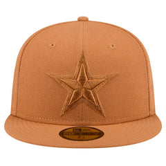 Dallas Cowboys New Era Tonal Color Pack 59FIFTY Fitted Hat - Brown Hats