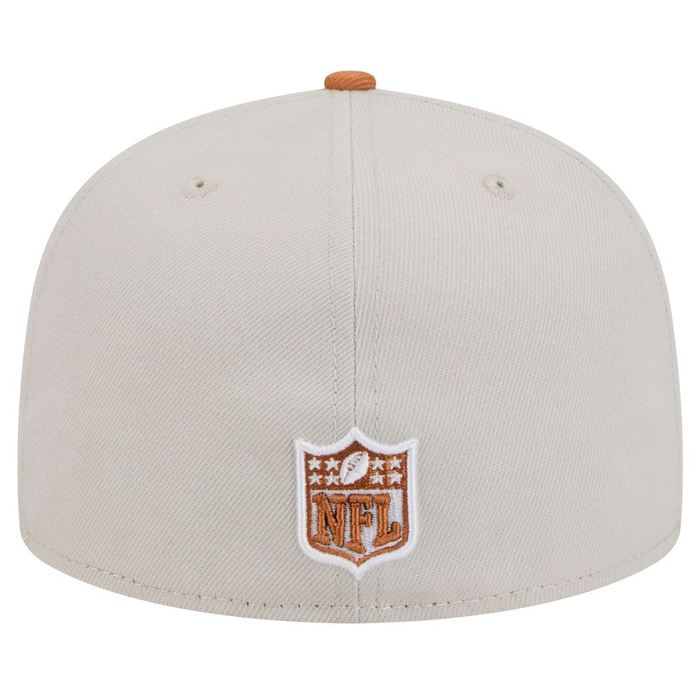 Dallas Cowboys New Era Two-Tone Color Pack 59FIFTY Fitted Hat - Stone/Brown Hats