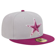 Dallas Cowboys New Era Two-Tone Color Pack 59FIFTY Fitted Hat - Gray/Purple Hats