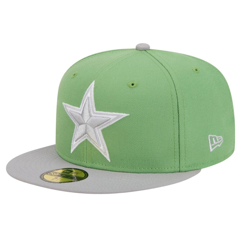 Dallas Cowboys New Era Two-Tone Color Pack 59FIFTY Fitted Hat - Green/Gray Hats
