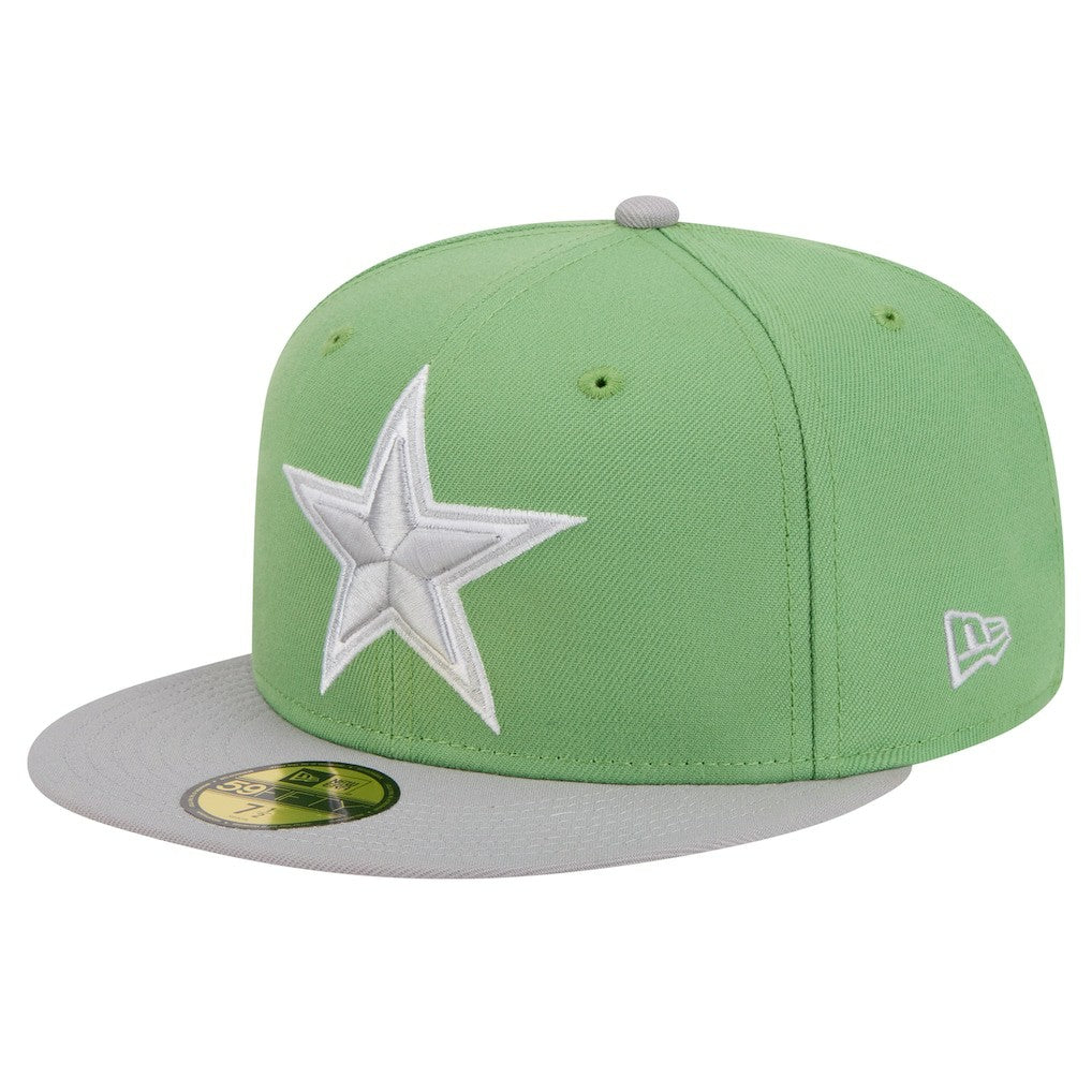 Dallas Cowboys New Era Two-Tone Color Pack 59FIFTY Fitted Hat - Green/Gray Hats