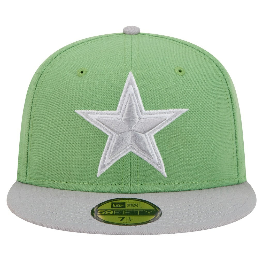 Dallas Cowboys New Era Two-Tone Color Pack 59FIFTY Fitted Hat - Green/Gray Hats