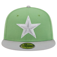 Dallas Cowboys New Era Two-Tone Color Pack 59FIFTY Fitted Hat - Green/Gray Hats