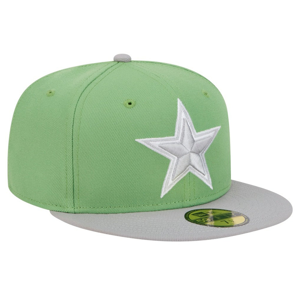 Dallas Cowboys New Era Two-Tone Color Pack 59FIFTY Fitted Hat - Green/Gray Hats