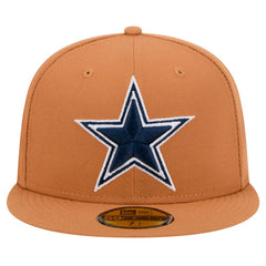 Dallas Cowboys New Era Color Pack Side Patch 59FIFTY Fitted Hat - Brown Hats