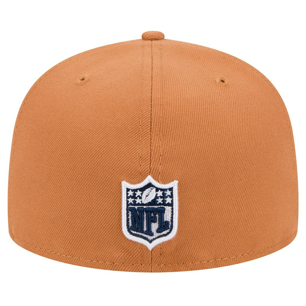 Dallas Cowboys New Era Color Pack Side Patch 59FIFTY Fitted Hat - Brown Hats